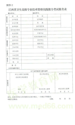 2014贛州市衛(wèi)生高級(jí)資格實(shí)踐能力考試時(shí)間