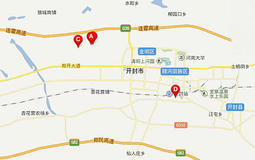 開封醫(yī)藥技師學(xué)院地圖