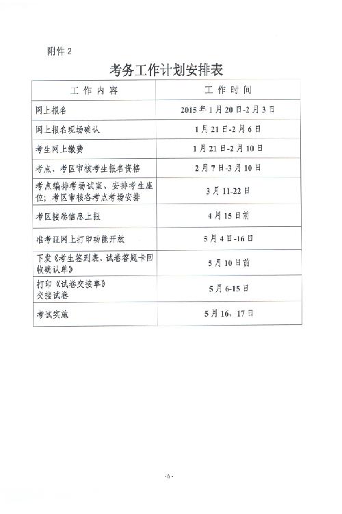 2015年度衛(wèi)生人才評(píng)價(jià)考試考務(wù)工作安排的通知