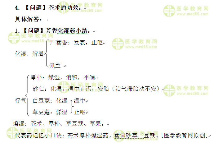 醫(yī)學教育網(wǎng)執(zhí)業(yè)中藥師:《答疑周刊》2016年第21期