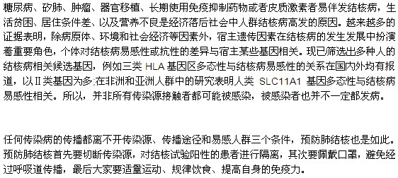 哪些人最容易感染肺結(jié)核？