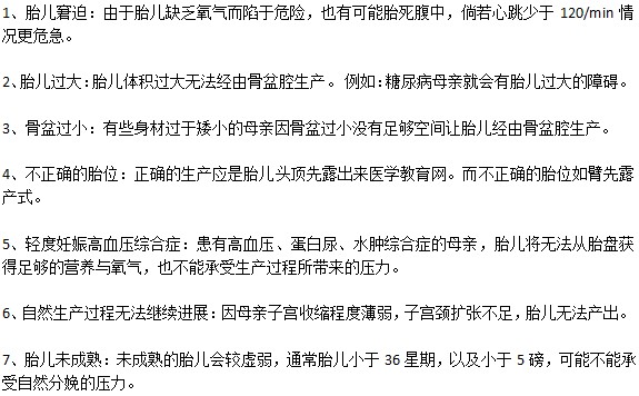 如果選擇剖腹產(chǎn)分娩需要什么條件？