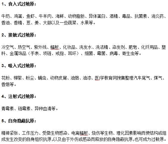 容易引起皮膚過敏的常見過敏原有哪些？