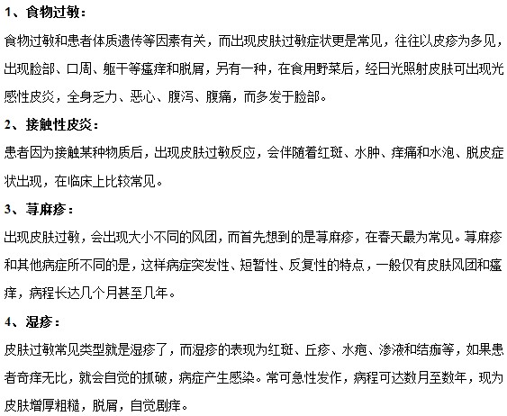 皮膚過敏一般跟什么疾病有關(guān)聯(lián)？