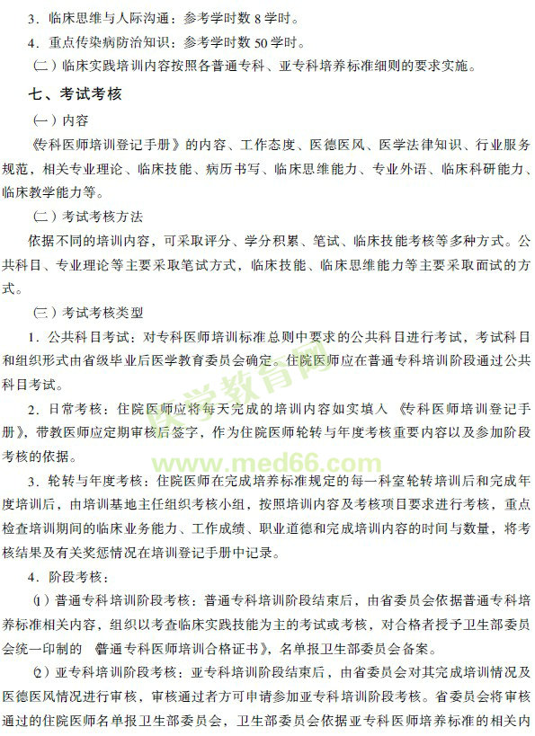 ?？漆t(yī)師培訓(xùn)標(biāo)準(zhǔn)總則