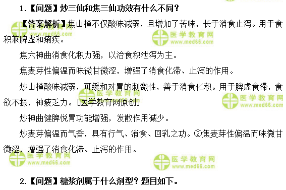醫(yī)學(xué)教育網(wǎng)初級(jí)中藥士：《答疑周刊》2019年第11期