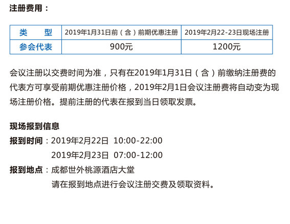 第四屆全國骨科康復(fù)學(xué)術(shù)交流大會注冊費用