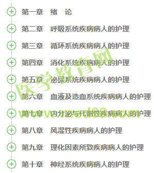初級護師內(nèi)科護理學(xué)