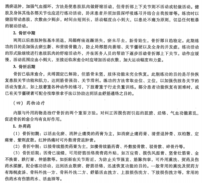 骨折的治療——中醫(yī)醫(yī)術(shù)確有專長