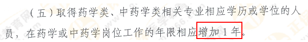 2019年執(zhí)業(yè)藥師相關(guān)專業(yè)工作年限延長(zhǎng)1年！