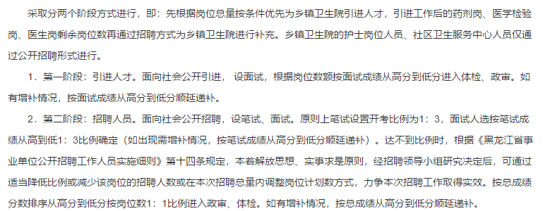 黑龍江省集賢縣醫(yī)共體2021年1月份招聘89名衛(wèi)生技術人員啦