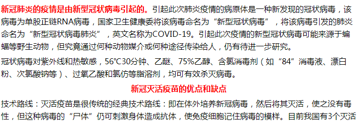 新冠肺炎病毒滅活途徑有哪些？新冠滅活疫苗的優(yōu)缺點(diǎn)是？