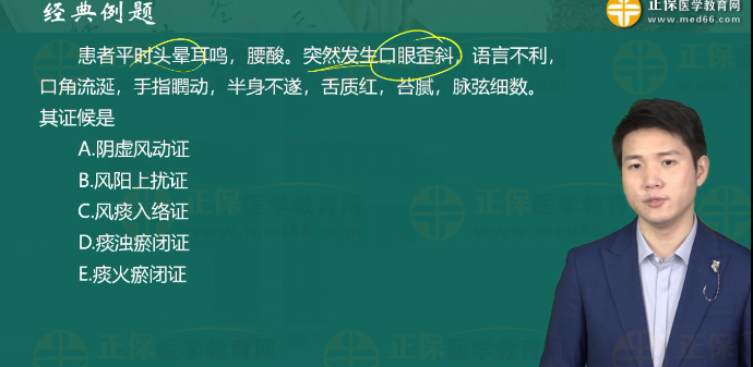 陰虛風動證
